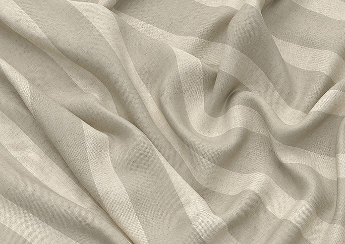 Emily Bond Parasol Stripe, Taupe - Roman Blind - Image 4